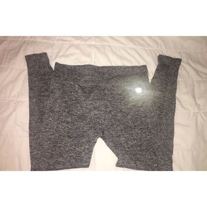 Ribbed/Fitted Plus Size Athletic Leggings